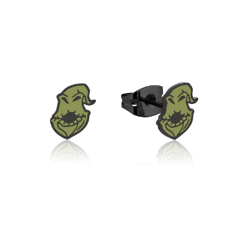 Handcrafted Gold Drop Earrings for Brides-Disney Stainless Steel Oogie Boogie Stud Earrings