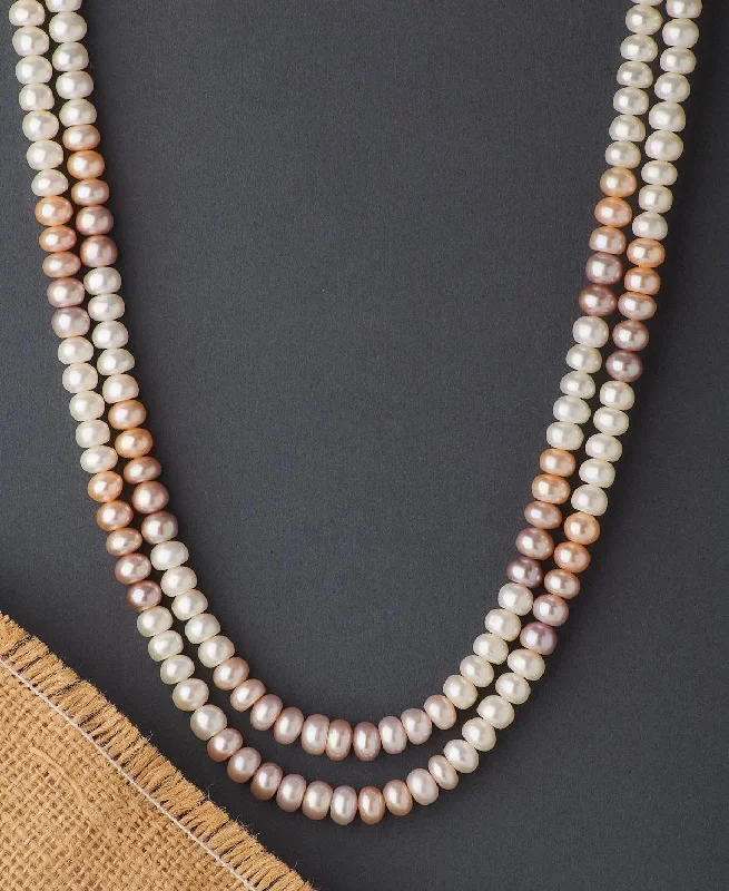 Classic Gemstone Necklace for Daily Wear-Elegant Real Pearl Necklace