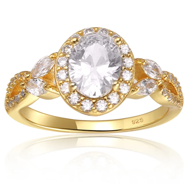 Custom Ring with Name and Birthstone for Mom-Starlette's Sweethearts: Victoria in Gold- 1.5 ct Oval