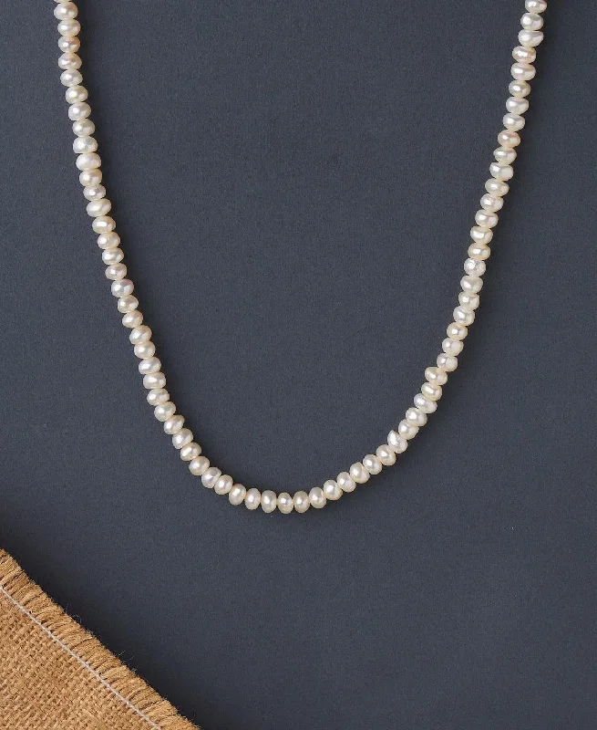 Simple Diamond Necklace for Casual Wear-Elegant Real Pearl Necklace