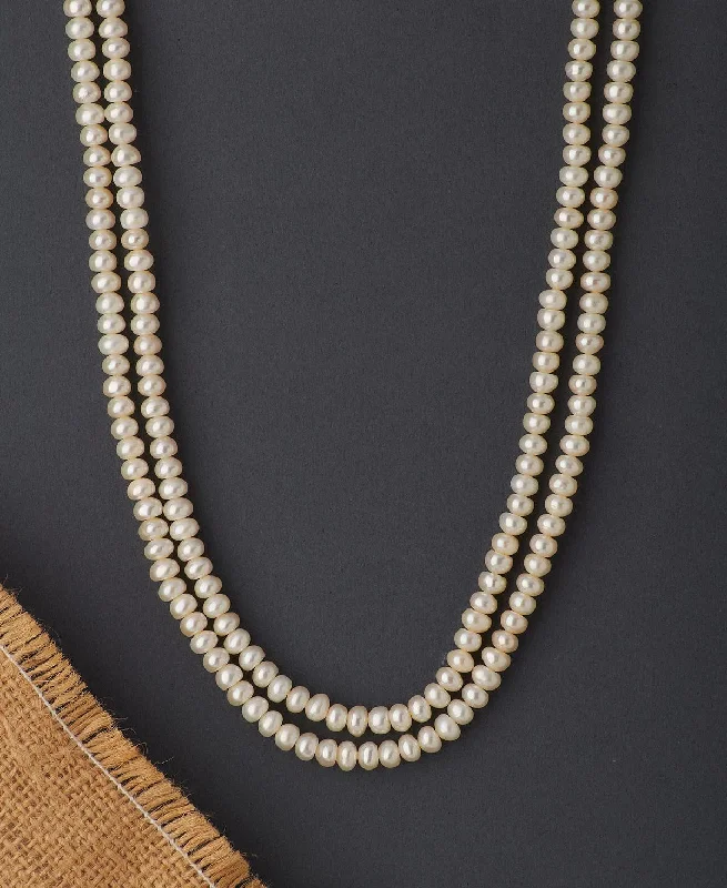 Classic Ruby Necklace for Evening Wear-Elegant Real Pearl Necklace