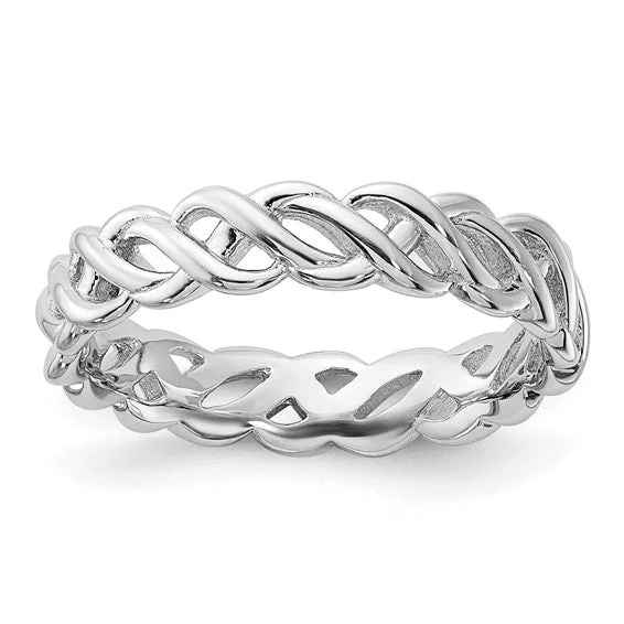 Unique Men’s Wedding Ring with Personalized Engraving-Sterling Silver Stackable Expressions Carved Band Ring