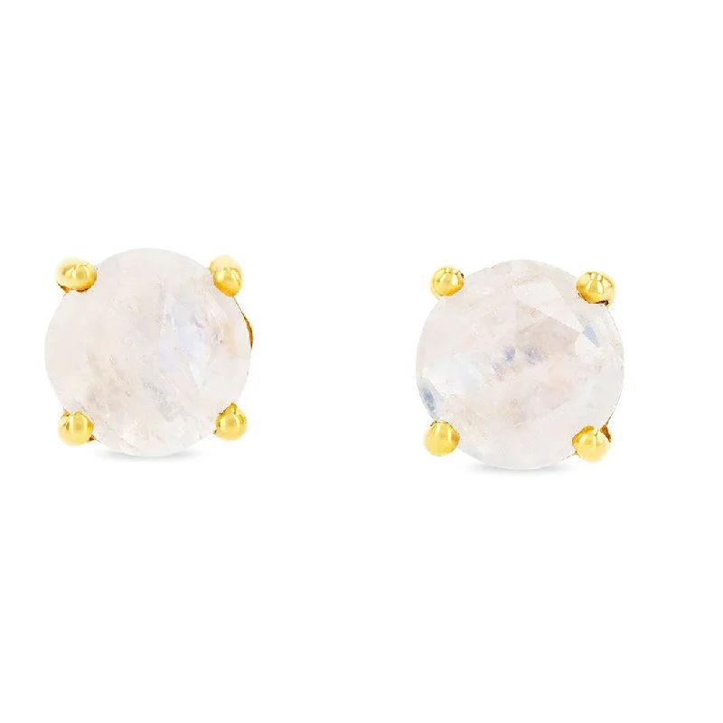 Silver Earrings with Zircon Stones-Suzanne Kalan 14k Yellow Gold Lyla Stud Earrings