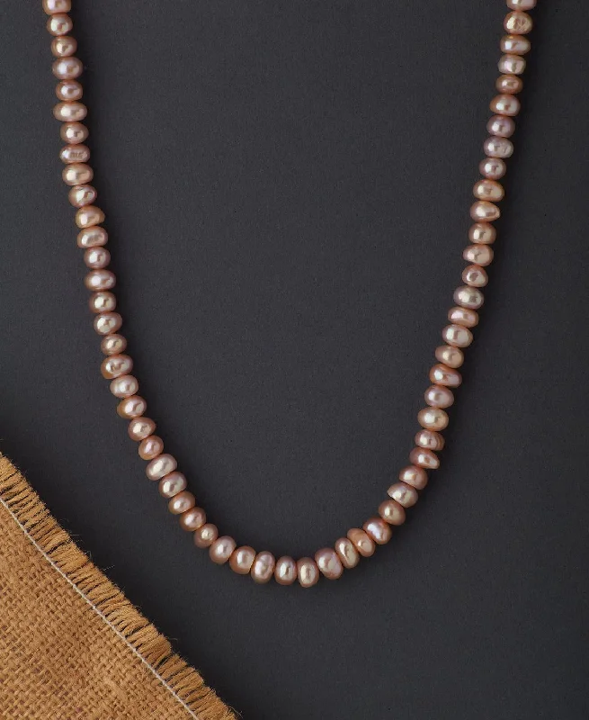 Fashionable Beaded Necklace with Mixed Stones-Elegant Real Pearl Necklace